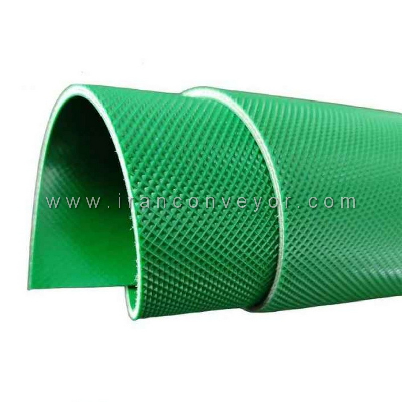 تسمه نقاله پی وی سی آج شطرنجی