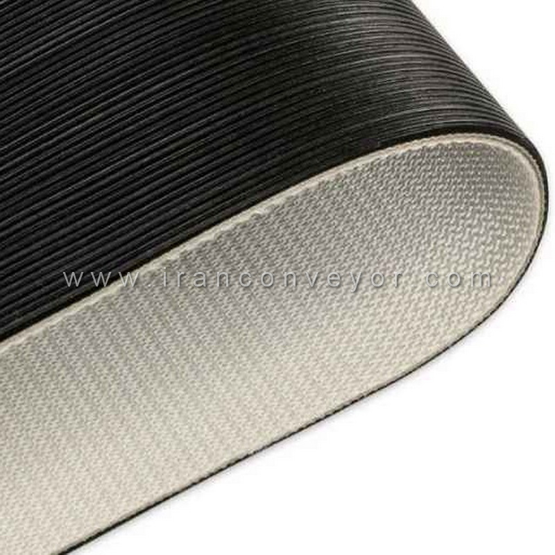 تسمه نقاله پی وی سی آج شیاری