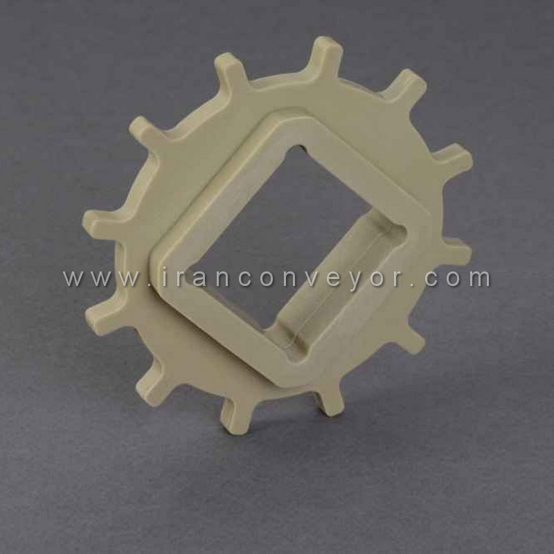 چرخ زنجیر پلاستیکی 12 دندانه